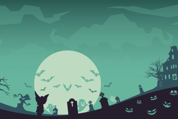 Download Colourfull Halloween Background Cartoon - Halloween background cartoon Collection