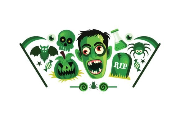 Download Set of Halloween Graphics Vector - Premium Resources