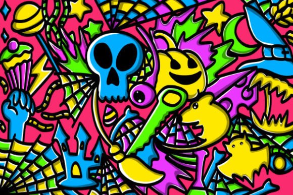 Download Abstract Halloween Background Cartoon - Halloween background cartoon Collection