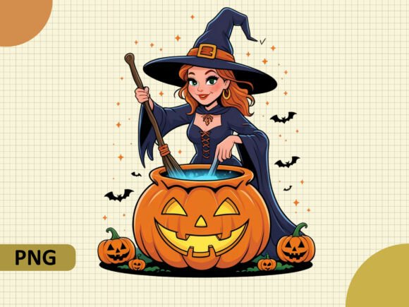 Download Witch Cauldron Pumpkin Magic Png - Premium Resources