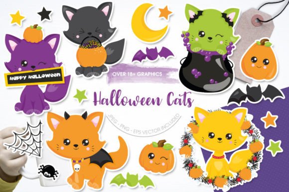 Download Halloween Cats - Halloween cats Collection
